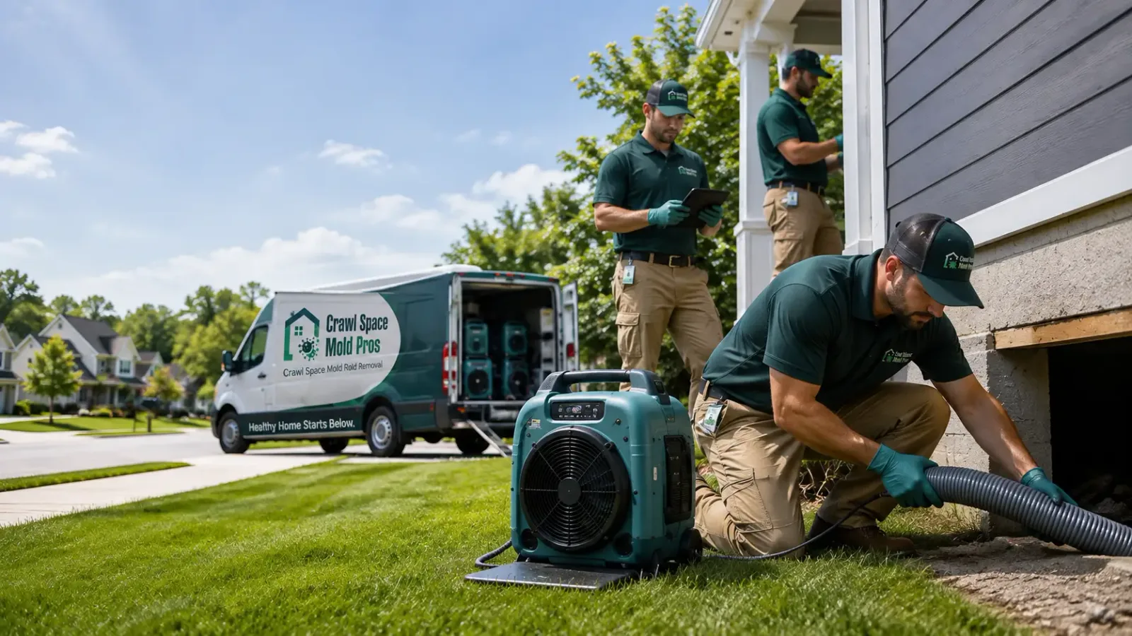 Crawl Space Mold Removal in Star City, IN